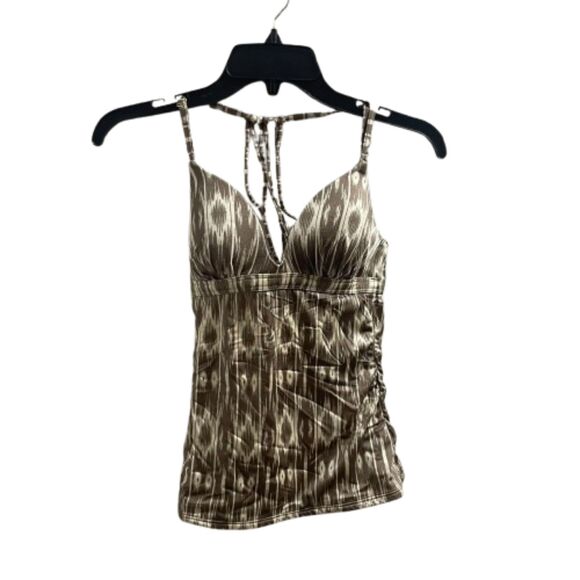 Athleta Aqualuxe Print Molded Tankini Top XS - Picture 1 of 5